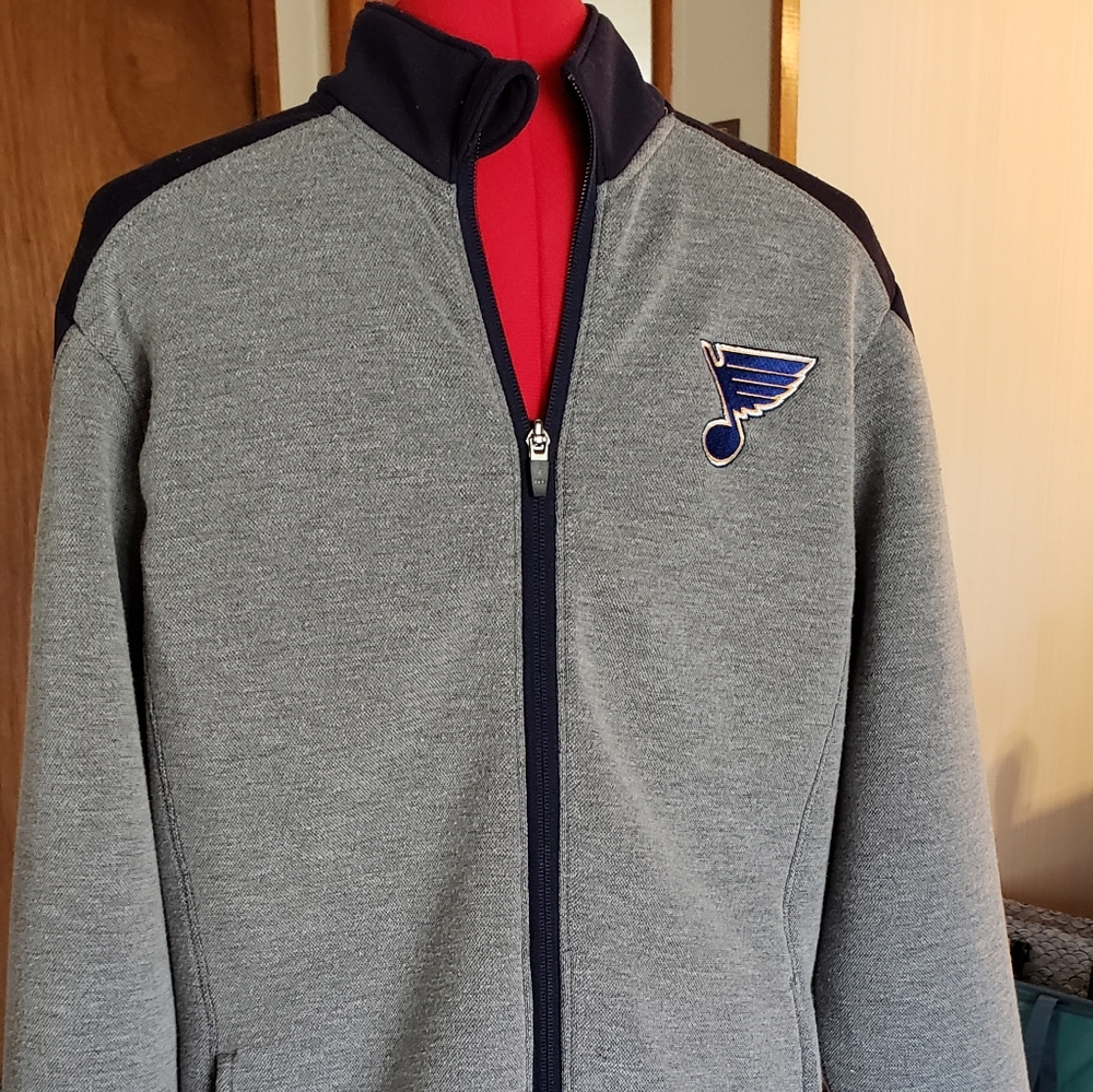 NHL LICENSED ST LOUIS BLUES JACKET, men's small